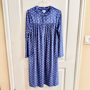 Aria Blue Long Sleeve Nightgown